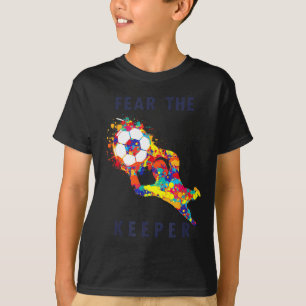 Camiseta Bola de Futebol Citação Engraçada de Goleiro