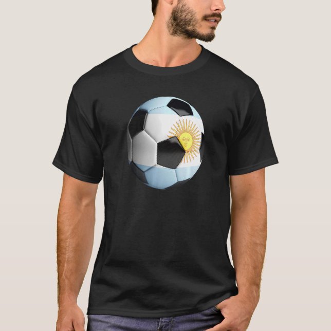 Camiseta Bola de Futebol da Argentina (Frente)