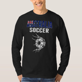 Camiseta Bola De Futebol Da Austrália Na Rede Torcedores De