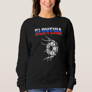 Camiseta Bola de Futebol da Eslovênia na Rede Apoia o Futeb