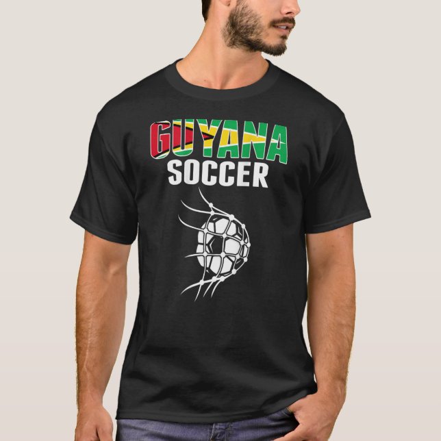 Camiseta Bola De Futebol Da Guiana Na Internet (Frente)