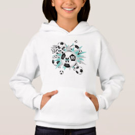Camiseta bola de futebol das raparigas rebentada com estrel