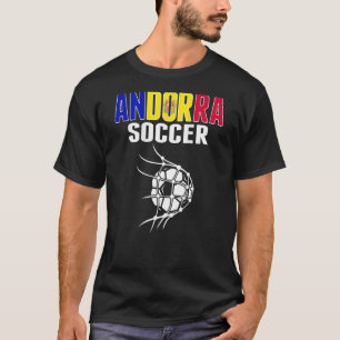 Camiseta Bola de Futebol de Andorra na Rede Suporte de Fut