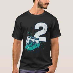 Camiseta Bola de Futebol de Aniversário de 2 anos Calçados