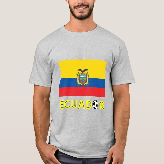 Camiseta bola de futebol de Equador (Frente)