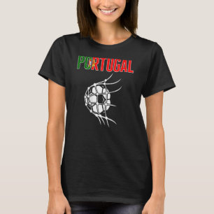 Camiseta Bola de Futebol de Portugal na Rede Suporta o Fute