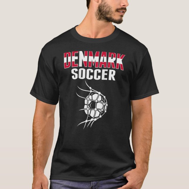 Camiseta Bola De Futebol Dinamarquês Na Net Goal (Frente)