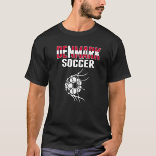 Camiseta Bola De Futebol Dinamarquesa No Net Goal Football