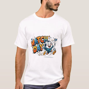 Camiseta Bola de Futebol Divertida para Dia de Jogo