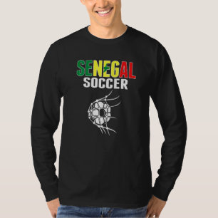 Camiseta Bola De Futebol Do Senegal Na Rede Futebol Senega