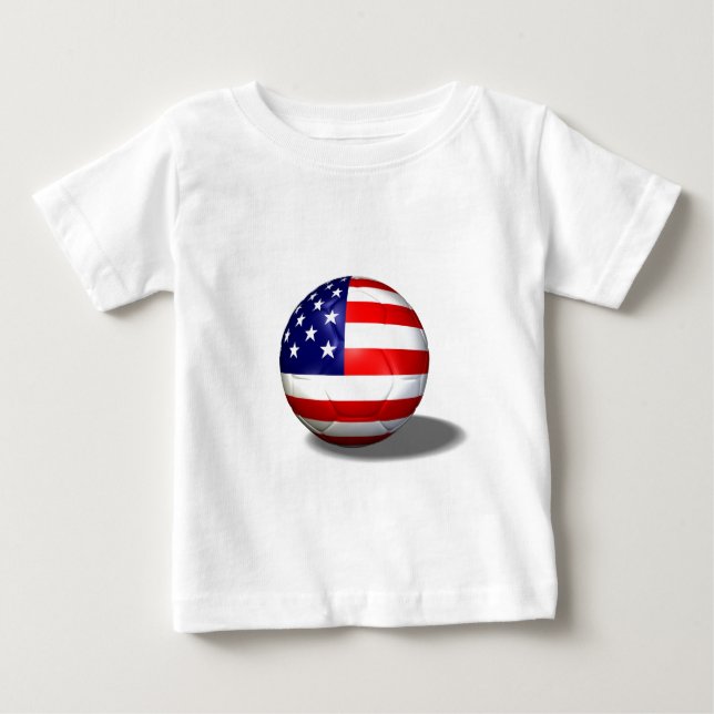 Camiseta bola de futebol EUA (Frente)