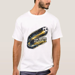 Camiseta Bola de Futebol Galáxia | Transforme Sonhos em Met