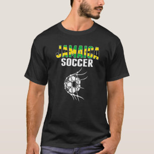 Camiseta Bola de Futebol Jamaicana na Rede Suporte de Fute