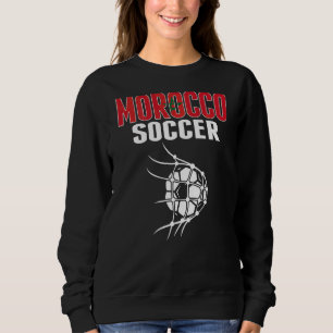 Camiseta Bola De Futebol Marroquina Na Rede Suporte De Fut