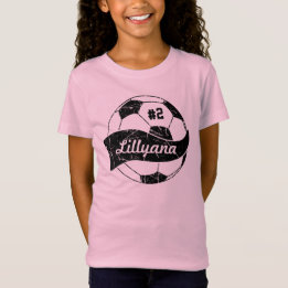 Camiseta Bola de Futebol Personalizada Nome e Número