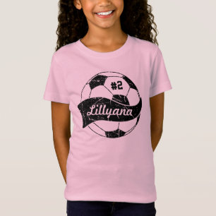 Camiseta Bola de Futebol Personalizada Nome e Número