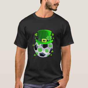Camiseta Bola de Futebol Shamrock Engraçado Rua Irlandesa