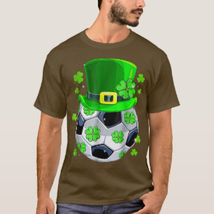 Camiseta Bola de Futebol Shamrock Engraçado Rua Irlandesa P