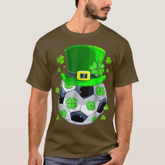 Camiseta Bola de Futebol Shamrock Engraçado Rua Irlandesa P