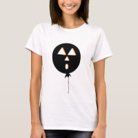 Bola de Halloween Abóbora Laranja Preta