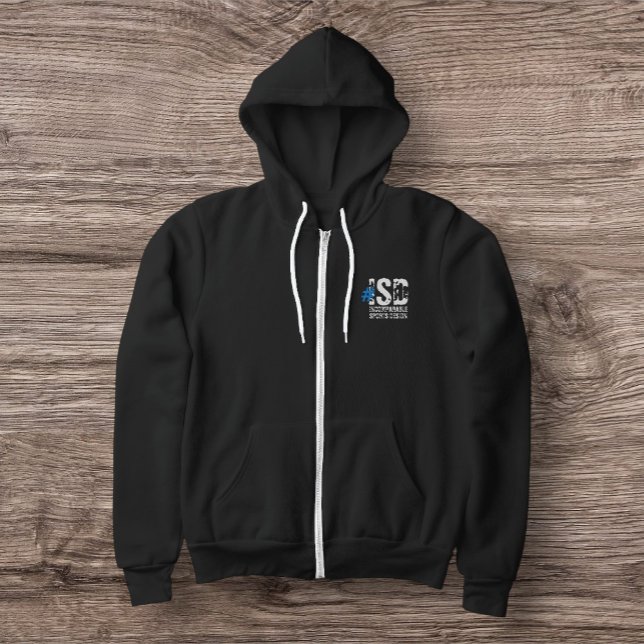 Camiseta Bola de Hash ISD+Cheio de Canvas-Zip Hoodie (Criador carregado)