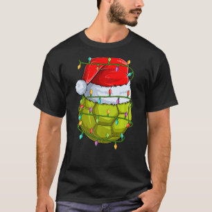 Camiseta Bola de Papais noeis de Luz de Esportes de Andebol