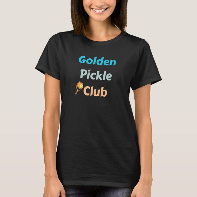 Camiseta Bola de Pickleball Funny Pickleball Ball Clube de  (Frente)