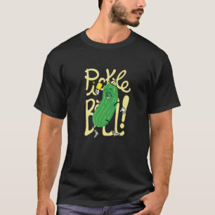 Camiseta Bola de Pickleball Green Cucumber Heart Love Paddl