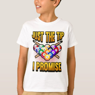Camiseta Bola De Piscina Engraçada Billiard Dizendo Apenas