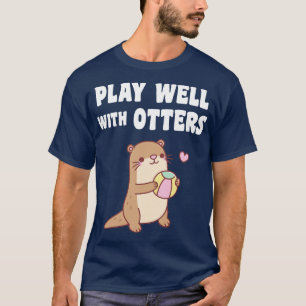 Camiseta Bola De Praia Com Uma Bola De Fita Corta Bem Com O