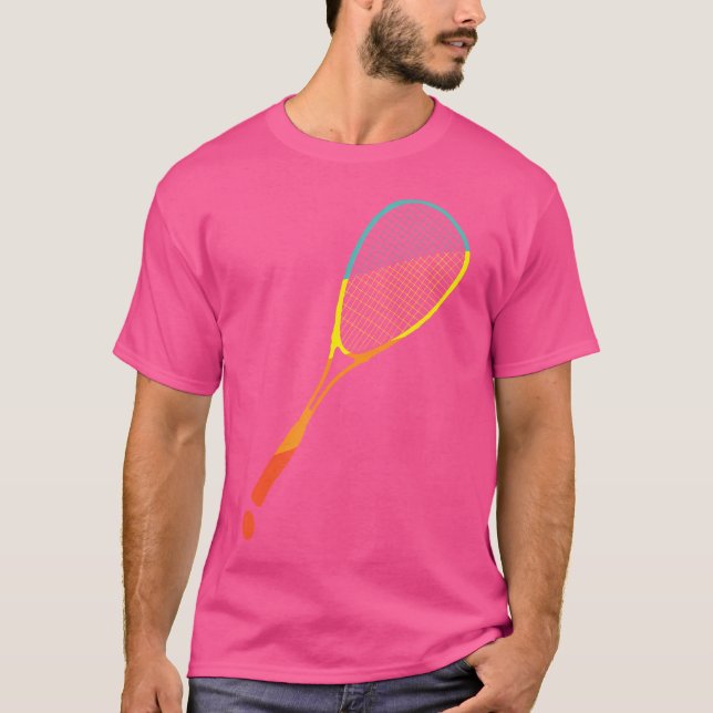 Camiseta Bola de Racket Esmagada (Frente)