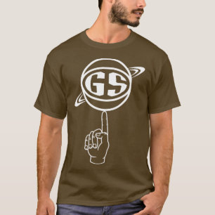 Camiseta Bola de rotação do estado do ouro branca