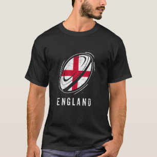 Camiseta Bola de Rugby Legal na Bandeira da Inglaterra para