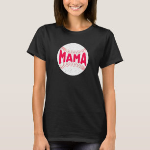 Camiseta Bola de Softball feminina com beisebol
