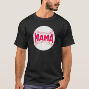 Camiseta Bola de Softball feminina com beisebol
