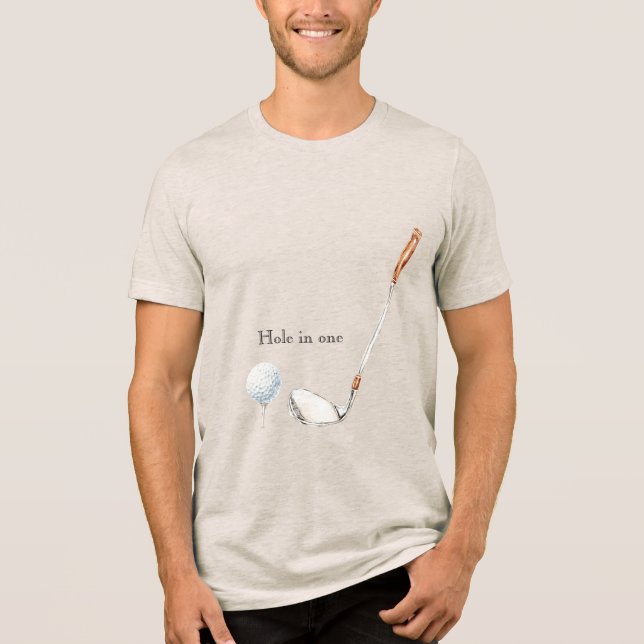 Camiseta Bola de Taco de Golfe (Frente)