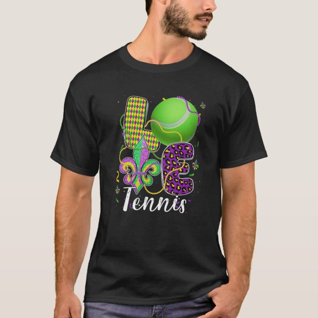 Camiseta Bola de Tênis com Fleur De Lis Miçanga Fat Terça-F (Frente)