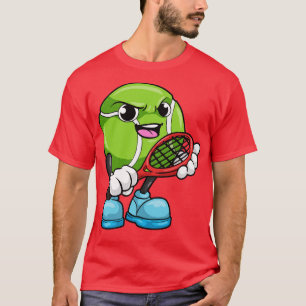 Camiseta Bola de tênis com ranhura de Tênis no Tênis