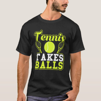 Camiseta Bola de Tênis de Gráfico de tênis para Tomadas