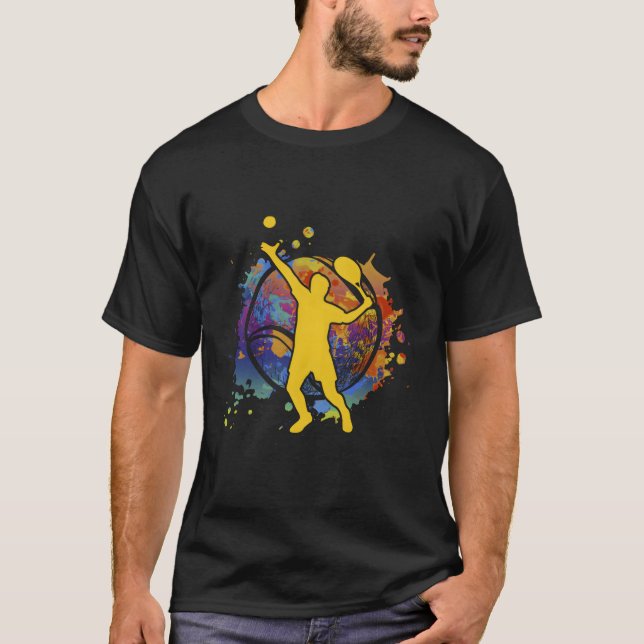 Camiseta Bola de Tênis do Jogador de Tênis Esporte (Frente)
