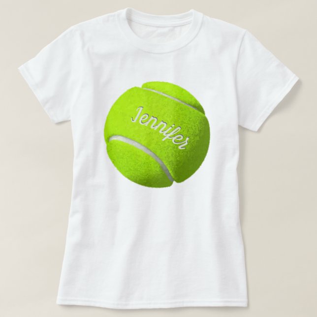 Camiseta Bola de Tênis personalizada (Frente do Design)