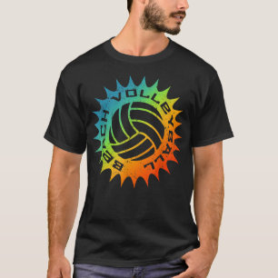 Camiseta Bola de Voleibol de Praia Legal do Rainbow Sun Vol