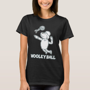 Camiseta Bola de Wooley Jogando Lã De Voleibol Longe