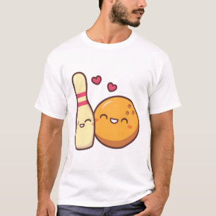 Camiseta Bola e Pinto de Boliche Lovainck