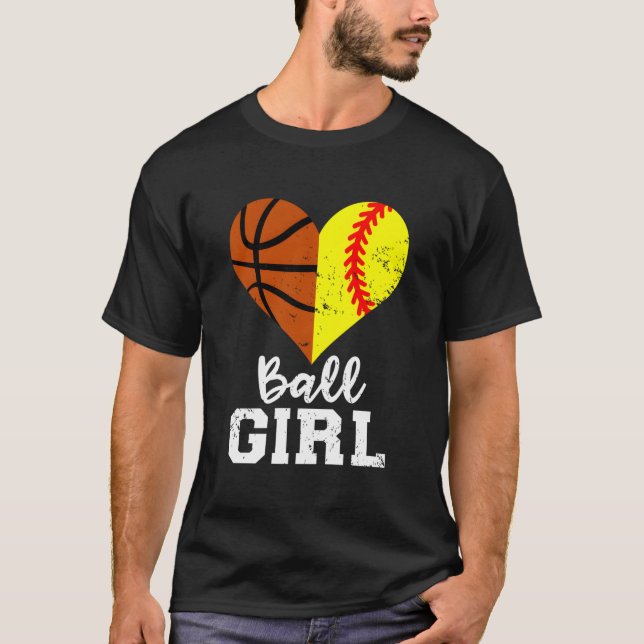 Camiseta Bola Ele Softbol Basquetebol (Frente)