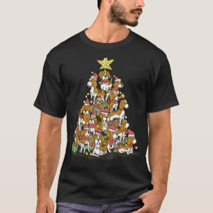 Camiseta Bola engraçada Árvore de Natal para amantes de bea