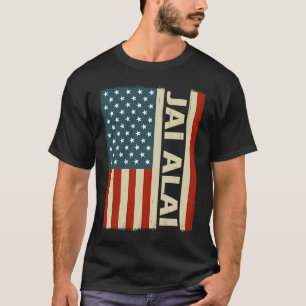 Camiseta bola esportes usa bandeira jai alai jogador jai al