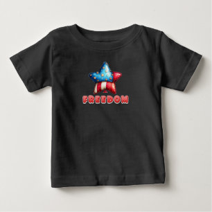 Camiseta Bola Estrela Liberdade EUA
