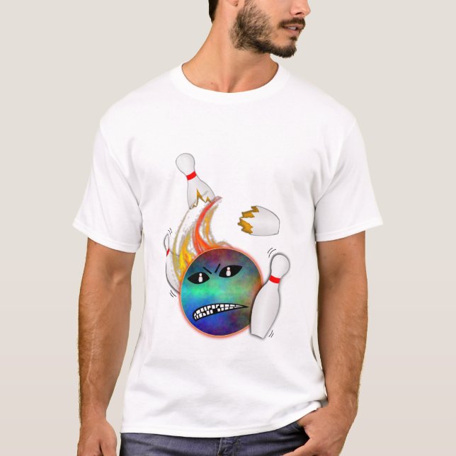 Camiseta Bola irritada da separação (Frente)