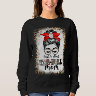 Camiseta Bola Louca e Orgulhosa Mamãe Viva o Jogo do Jogo d